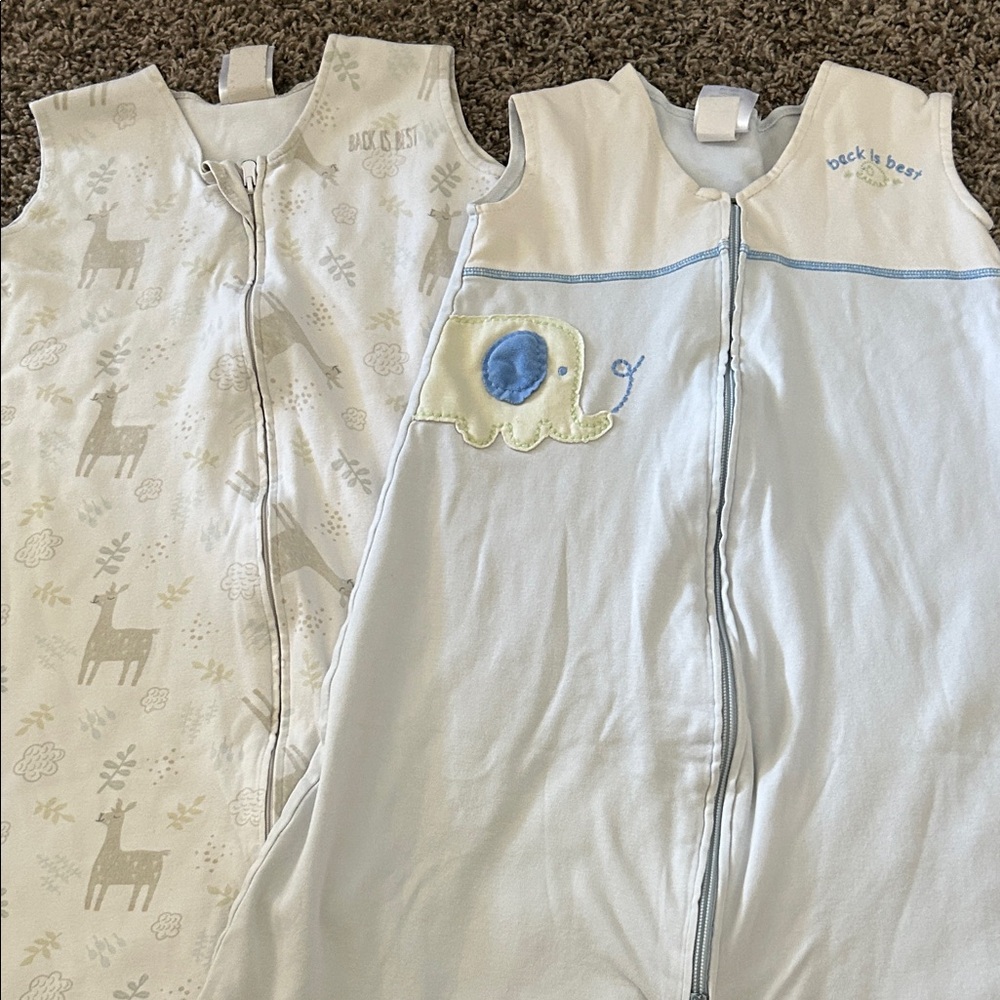Halo Sleep Sacks - Blue and Cream